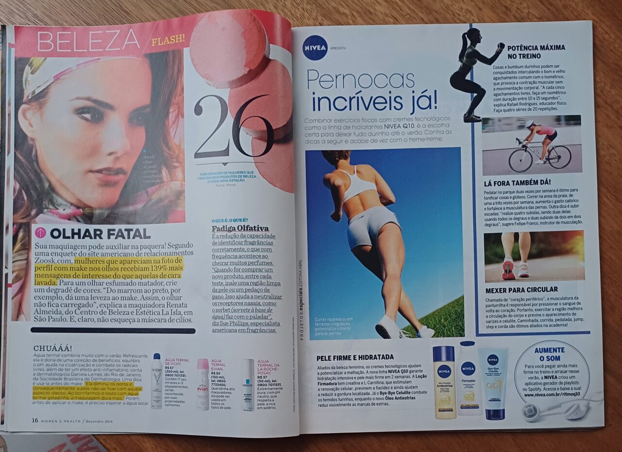 | Casa do Colecionador Rfcq. Revista Women Health Brasil 74. Julia Pereira Sexy no verão.