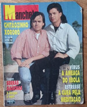 Rfgg. Revista Manchete Bloch 2550. Chitaozinho e Xororo. Vírus ebola. Meditação. Serras gaúchas.