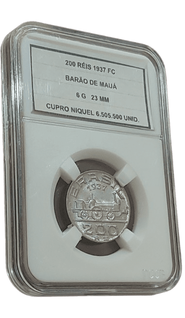 | Casa do Colecionador 200 Réis 1937 FC Barão de Mauá Sku 2185