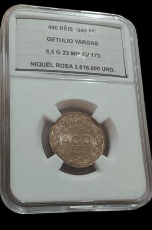 400 Réis 1942 Níquel Rosa FC Sku 2178