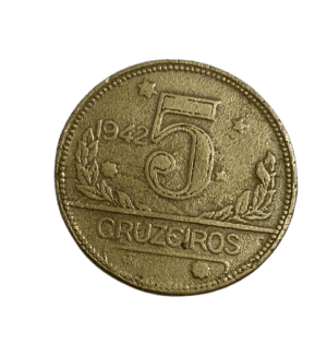 5 Cruzeiros 1942 chave Sku 2182