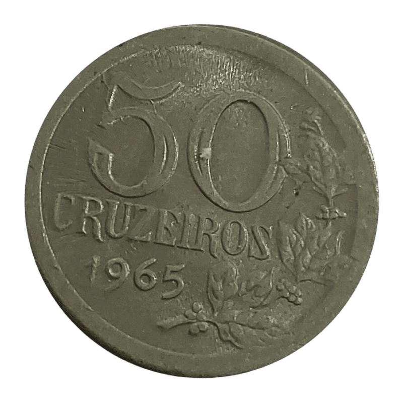 50 Cruzeiros 1965 Sob. Sku 2194