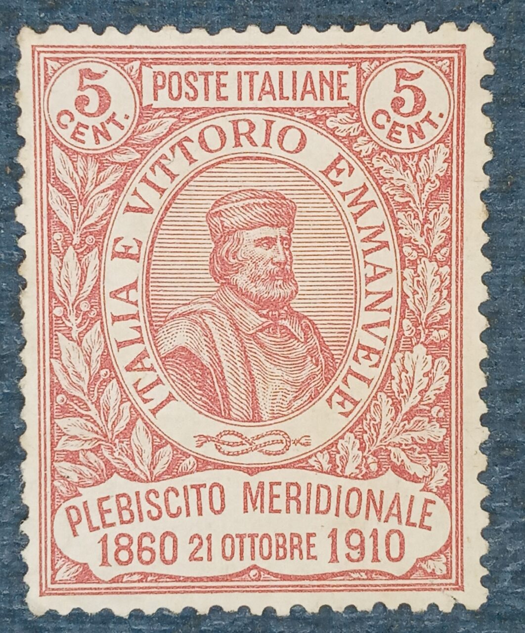| Casa do Colecionador ITALIA - selo stamp Scott #117 5c GIUSEPPE GARIBALDI 1910