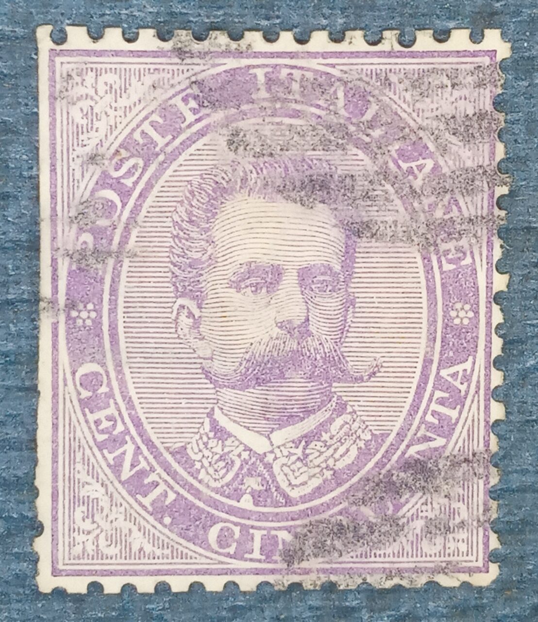 | Casa do Colecionador ITALIA - selo stamp Scott #50 60c KING HUMBERT I, 1879, 14