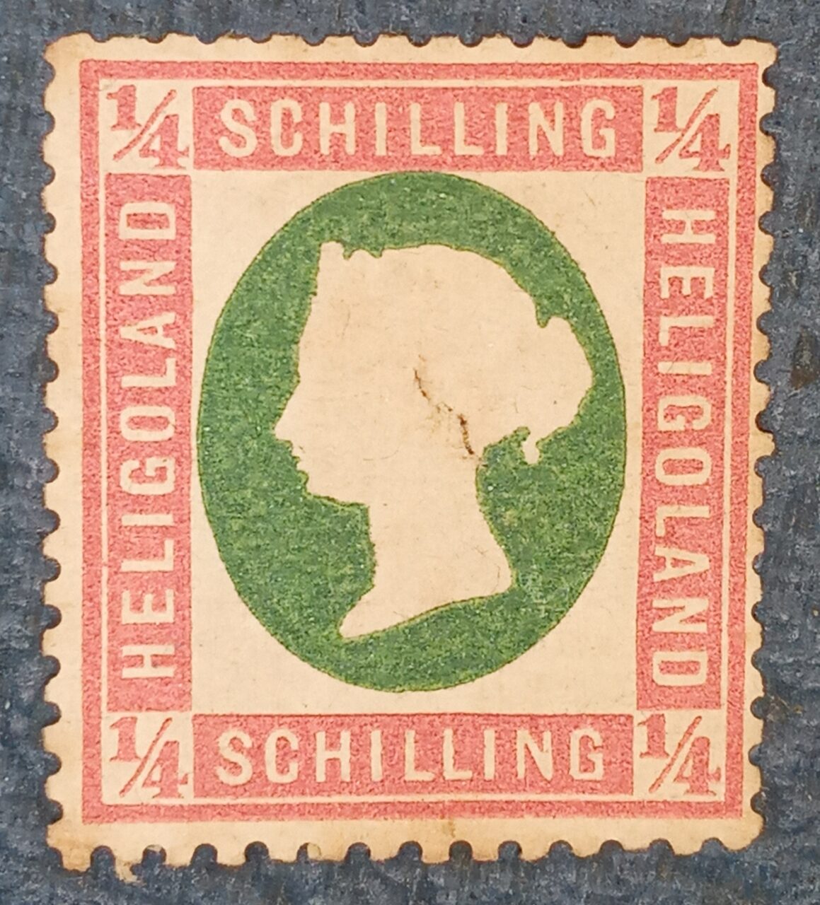 | Casa do Colecionador ALEMANHA HELGOLAND OLD GERMANY Mi #8a 1/4S. 1873