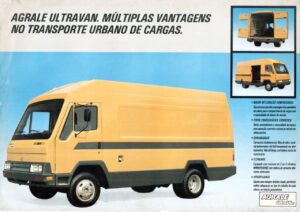 Folder Propaganda Antiga Agrale Ultravan Anos 80