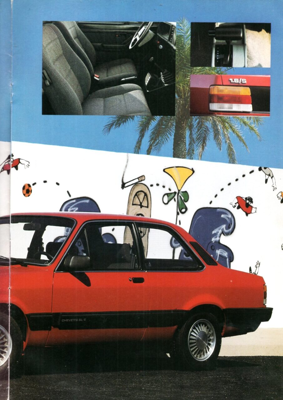 | Casa do Colecionador Folder Propaganda Antiga Chevrolet Chevette E Marajo - 1989