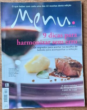 Lq27 Revista Menu 139. Harmonizar bebidas e refeições.