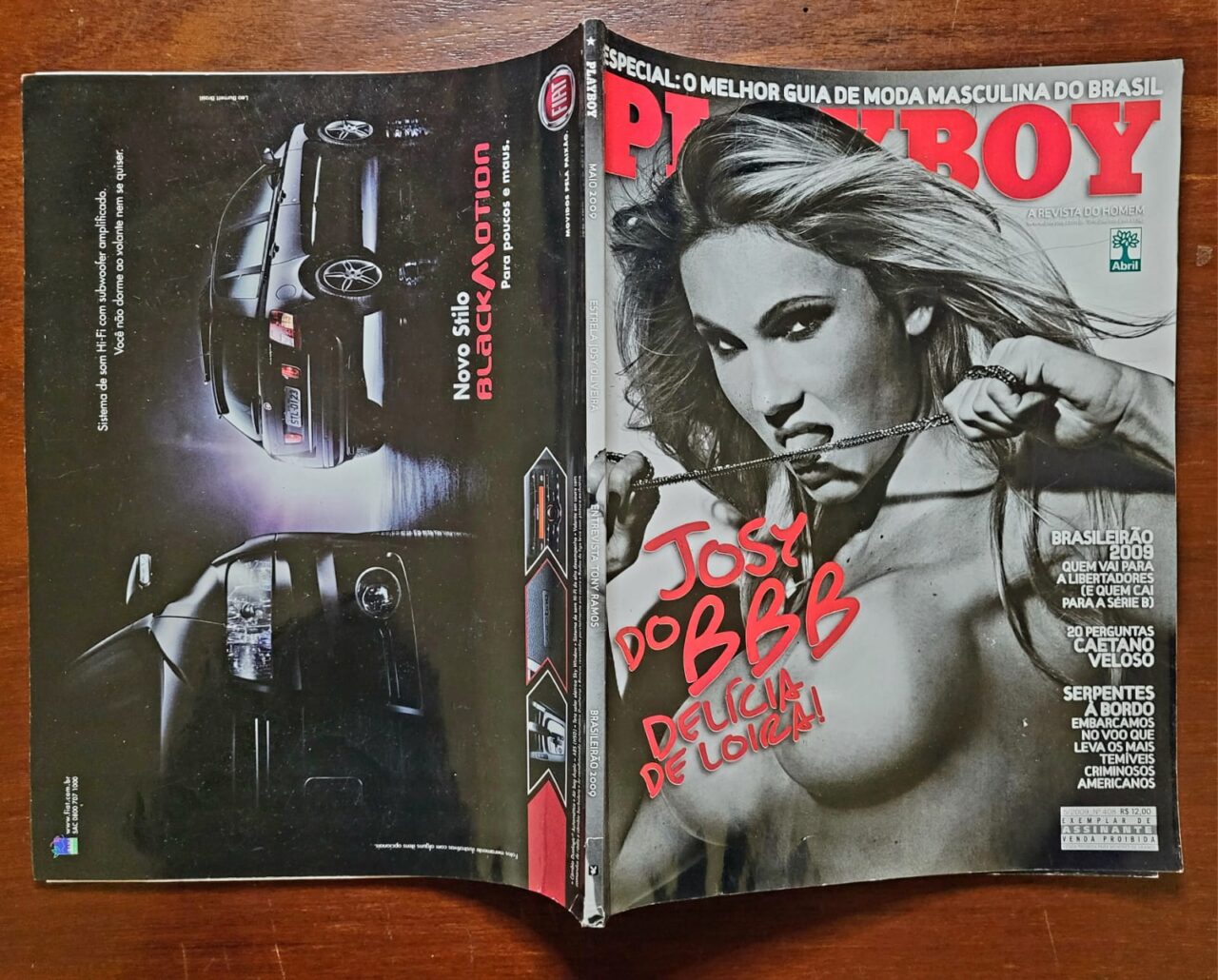 | Casa do Colecionador Playboy No 408 Maio 2009 Josy Oliveira Do Bbb 9 Revista Com Poster 3