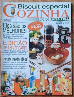 Revista Biscuit Cozinha porcelana fria 7. Ed de aniversário.