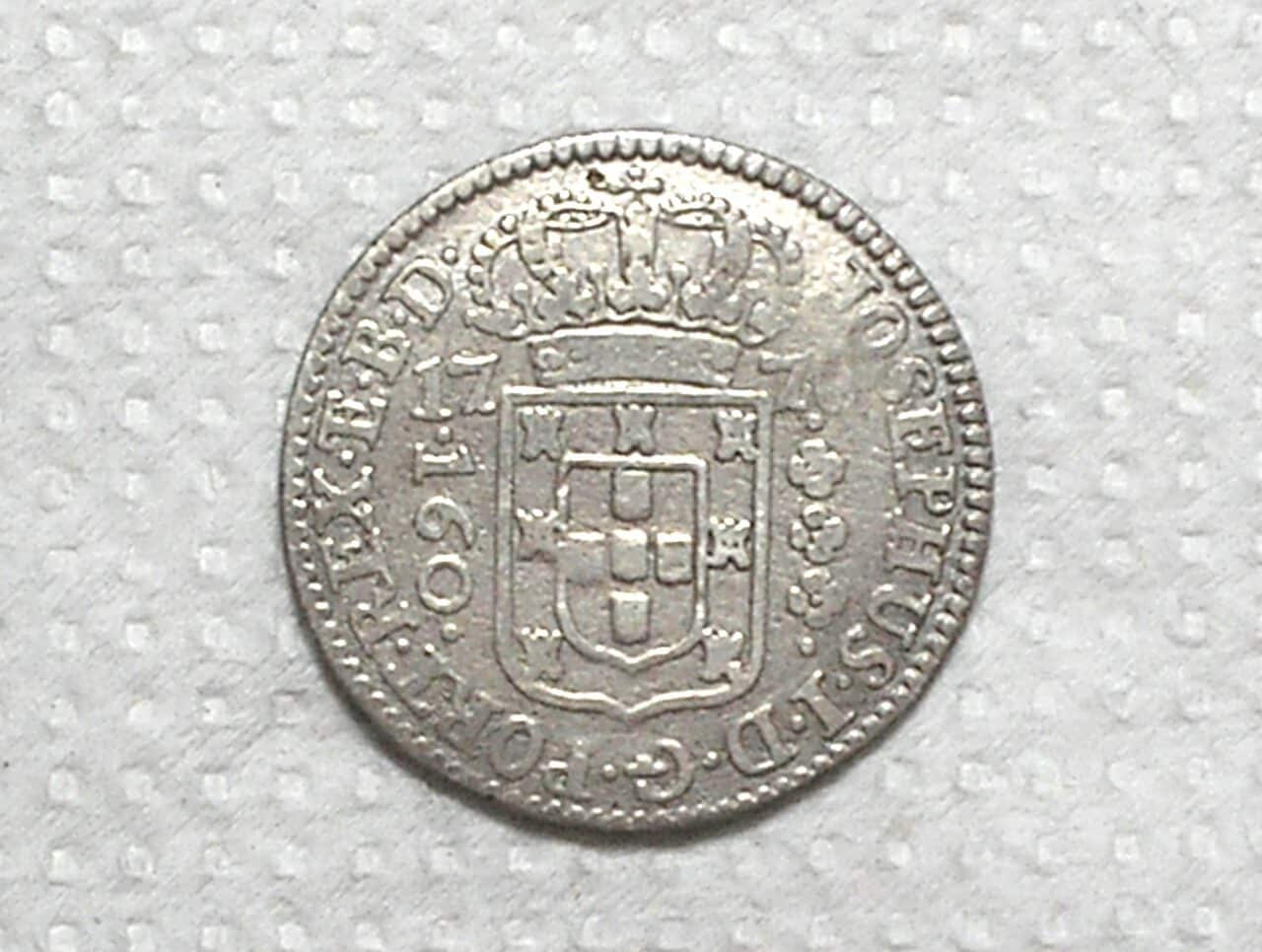 | Casa do Colecionador 160 Réis - 1776 / Subq / Prata / Escassa / Mbc / box100m
