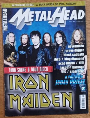 28g. Revista Metal Head 46. Iron Maiden Judas Priest Baranga Black Sabbath.