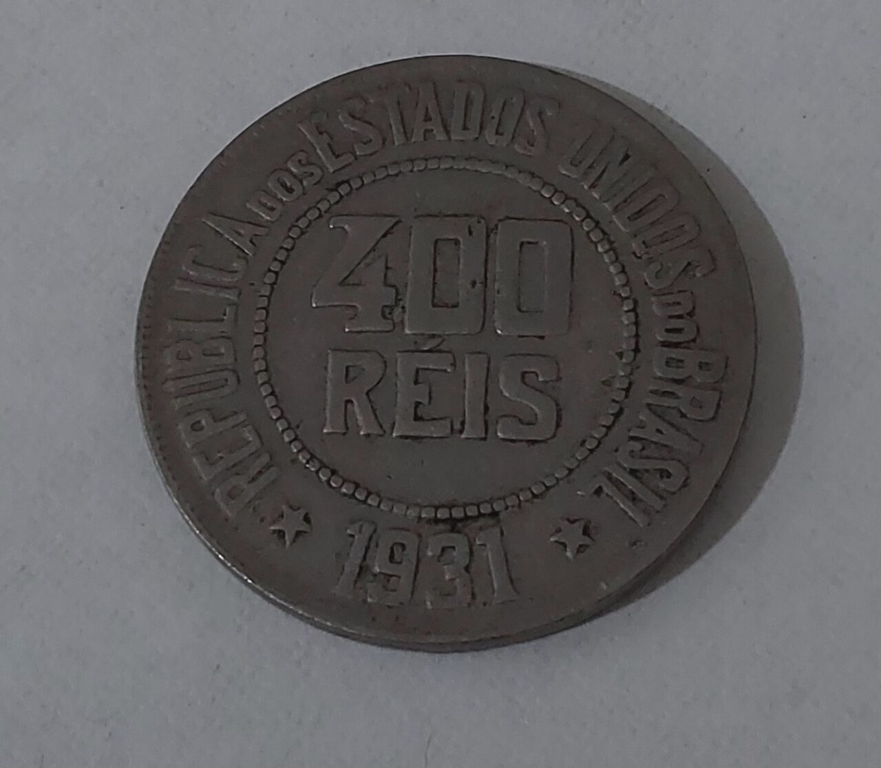 | Casa do Colecionador 400 Réis 1931 Sku 2211