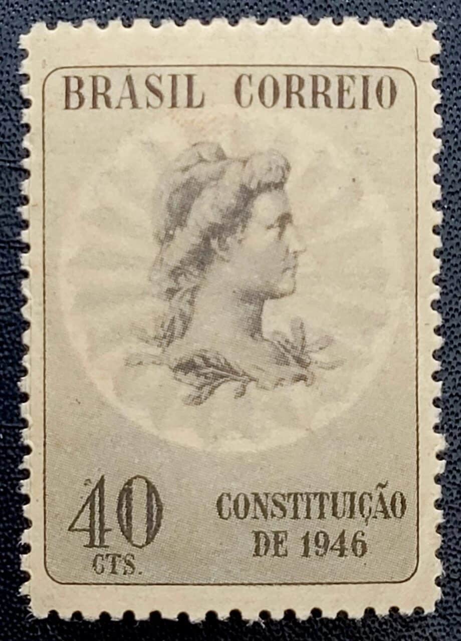 | Casa do Colecionador Comemorativos - RHM C0223 (Novo com Goma) Promulgação da Constituição de 1946 - 18/09/1946