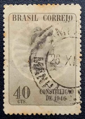 Comemorativos - RHM C0223 (Usado) Promulgação da Constituição de 1946 - 18/09/1946