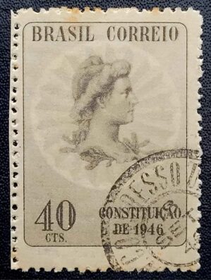 Comemorativos - RHM C0223 (Usado) Promulgação da Constituição de 1946 - 18/09/1946
