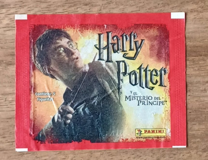 | Casa do Colecionador Envelope vazio Figurinhas Panini Harry Potter El mistério del príncipe. Mercado latino.