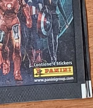 | Casa do Colecionador Envelope vazio Figurinhas Panini Vingadores Avengers.