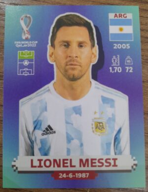 figurinha copa do mundo 2022 Argentina nº 20