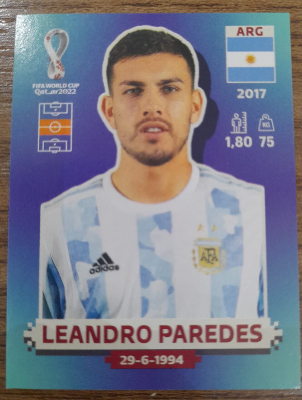 | Casa do Colecionador figurinha copa do mundo 2022 Argentina nº13