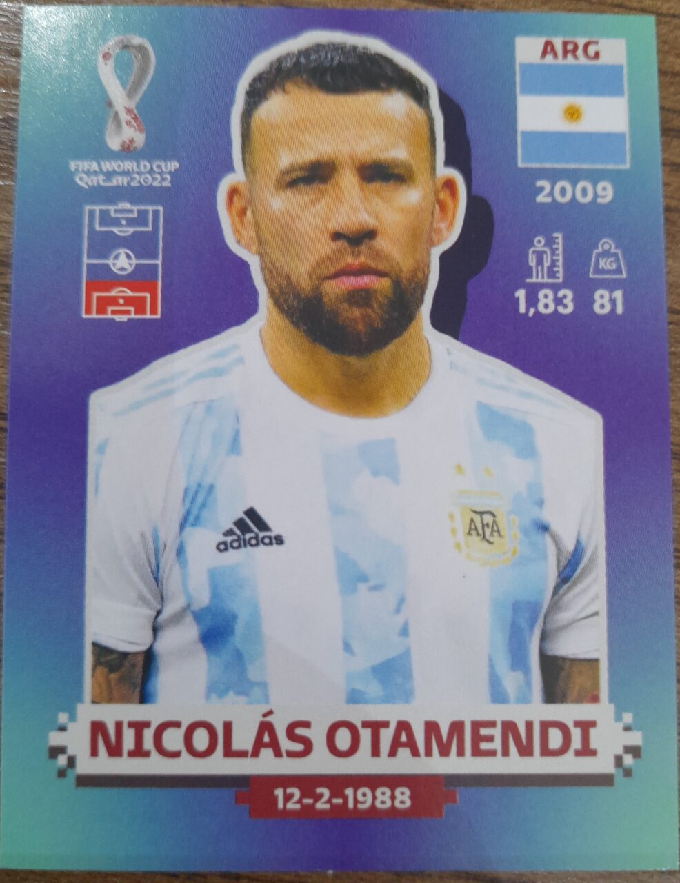 | Casa do Colecionador figurinha copa do mundo 2022 Argentina nº7