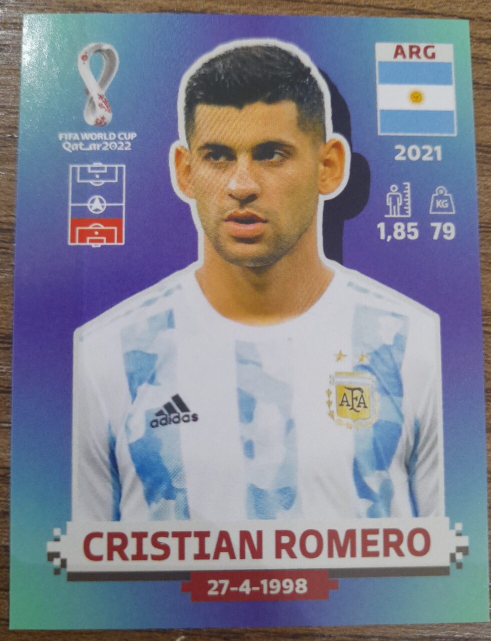 | Casa do Colecionador figurinha copa do mundo 2022 Argentina nº9