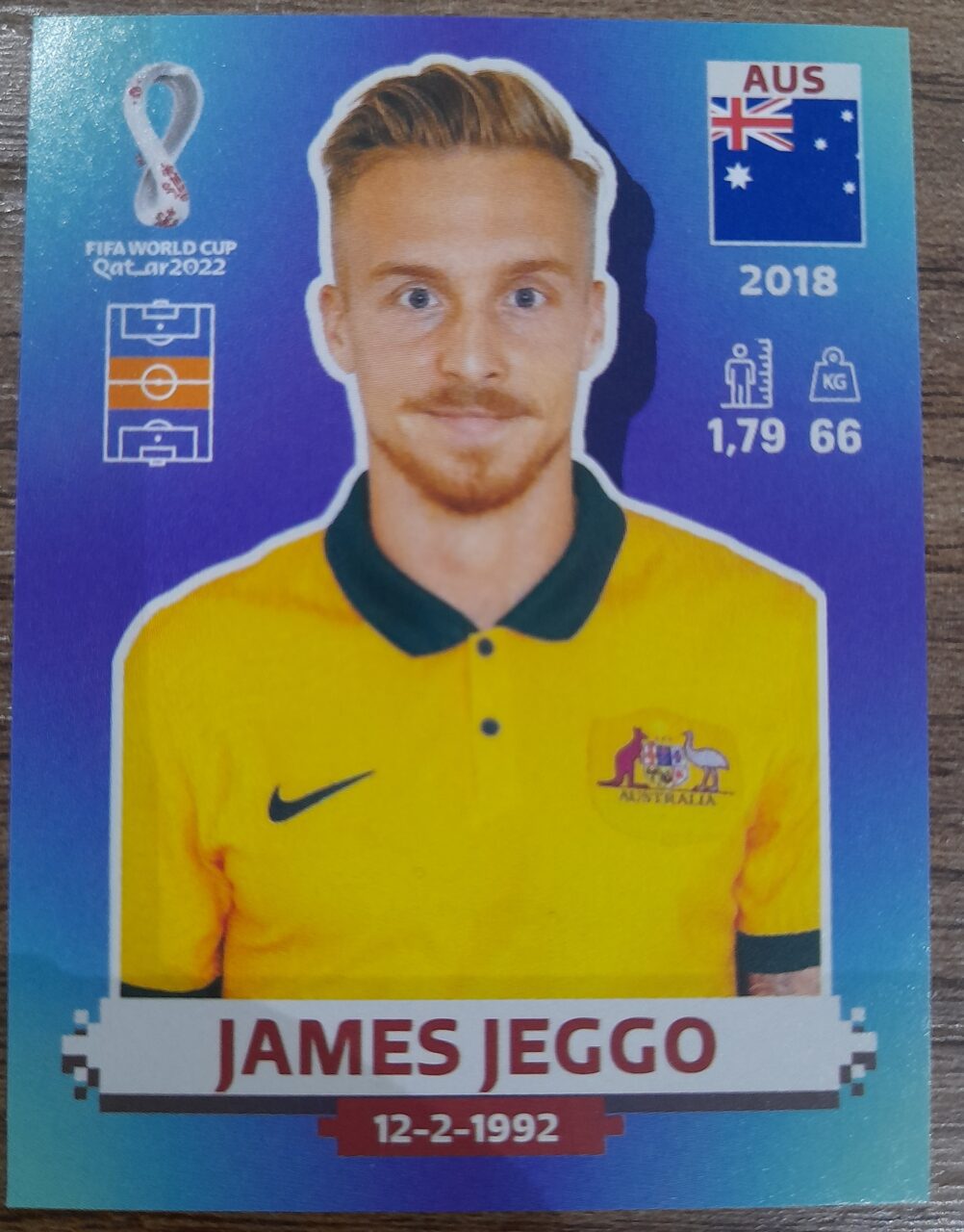 | Casa do Colecionador figurinha copa do mundo 2022 Austrália nº14