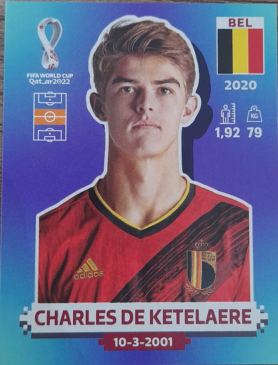 | Casa do Colecionador figurinha copa do mundo 2022 Bélgica nº12