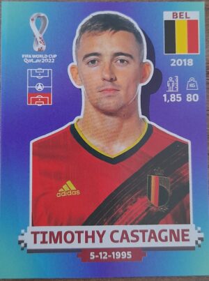 figurinha copa do mundo 2022 Bélgica nº6
