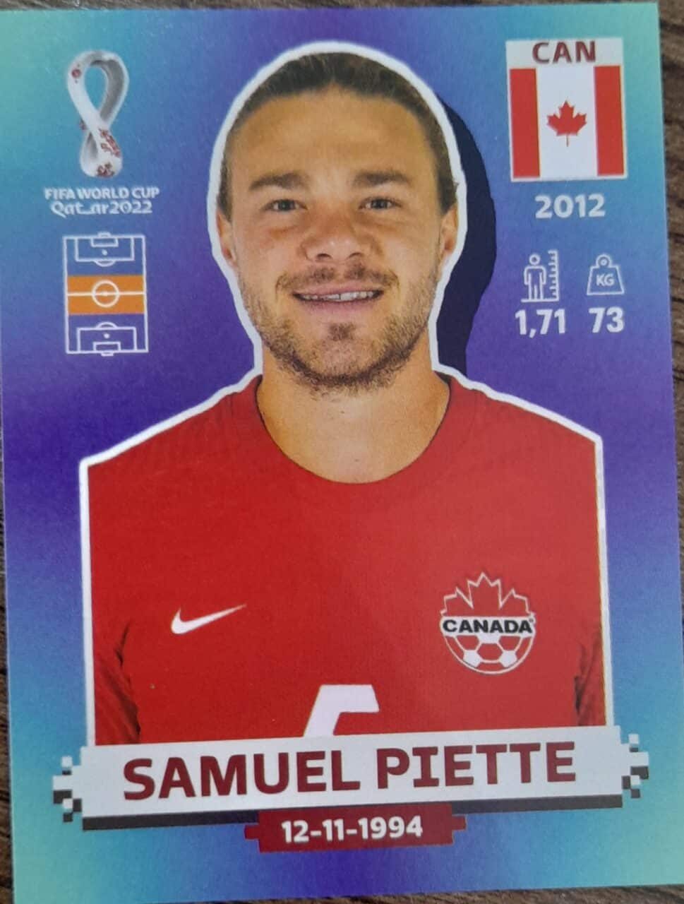 | Casa do Colecionador figurinha copa do mundo 2022 Canadá nº18