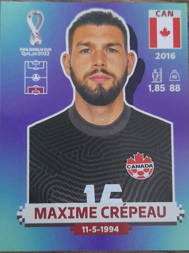 | Casa do Colecionador figurinha copa do mundo 2022 Canadá nº5