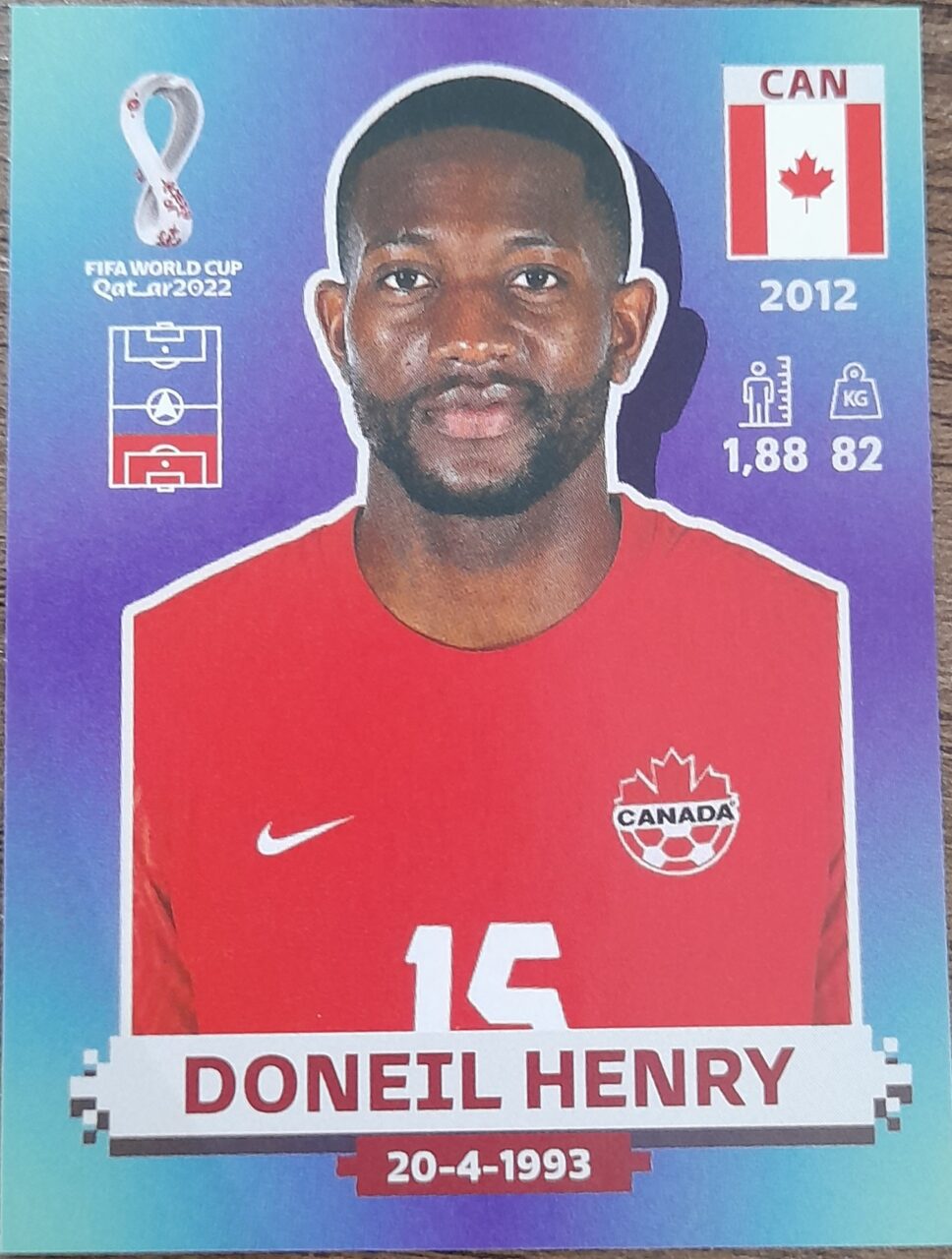 | Casa do Colecionador figurinha copa do mundo 2022 Canadá nº7