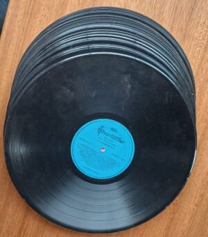 Kit com 12 vinil lp para artesanato e decoração.