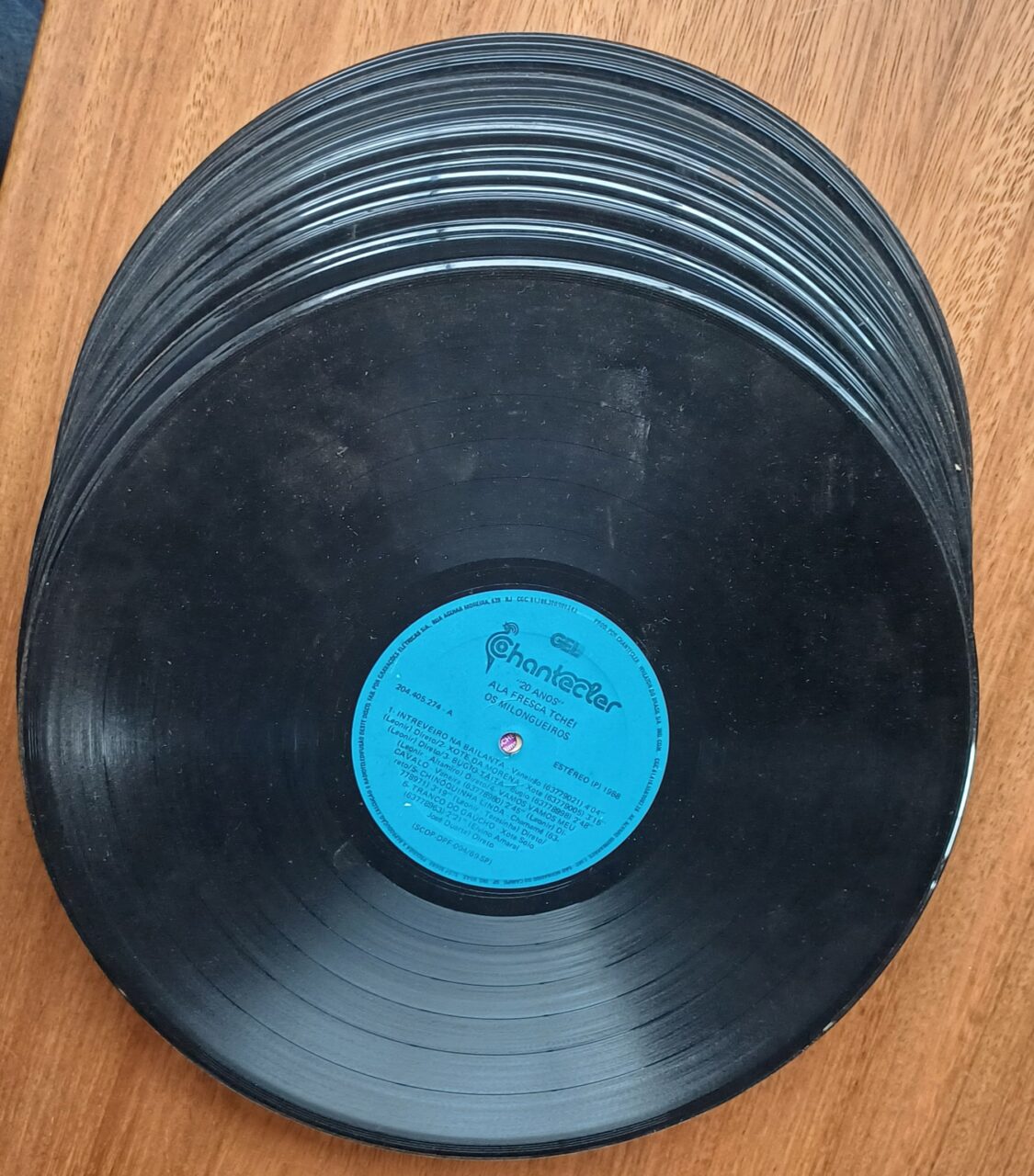 | Casa do Colecionador Kit com 12 vinil lp para artesanato e decoração.