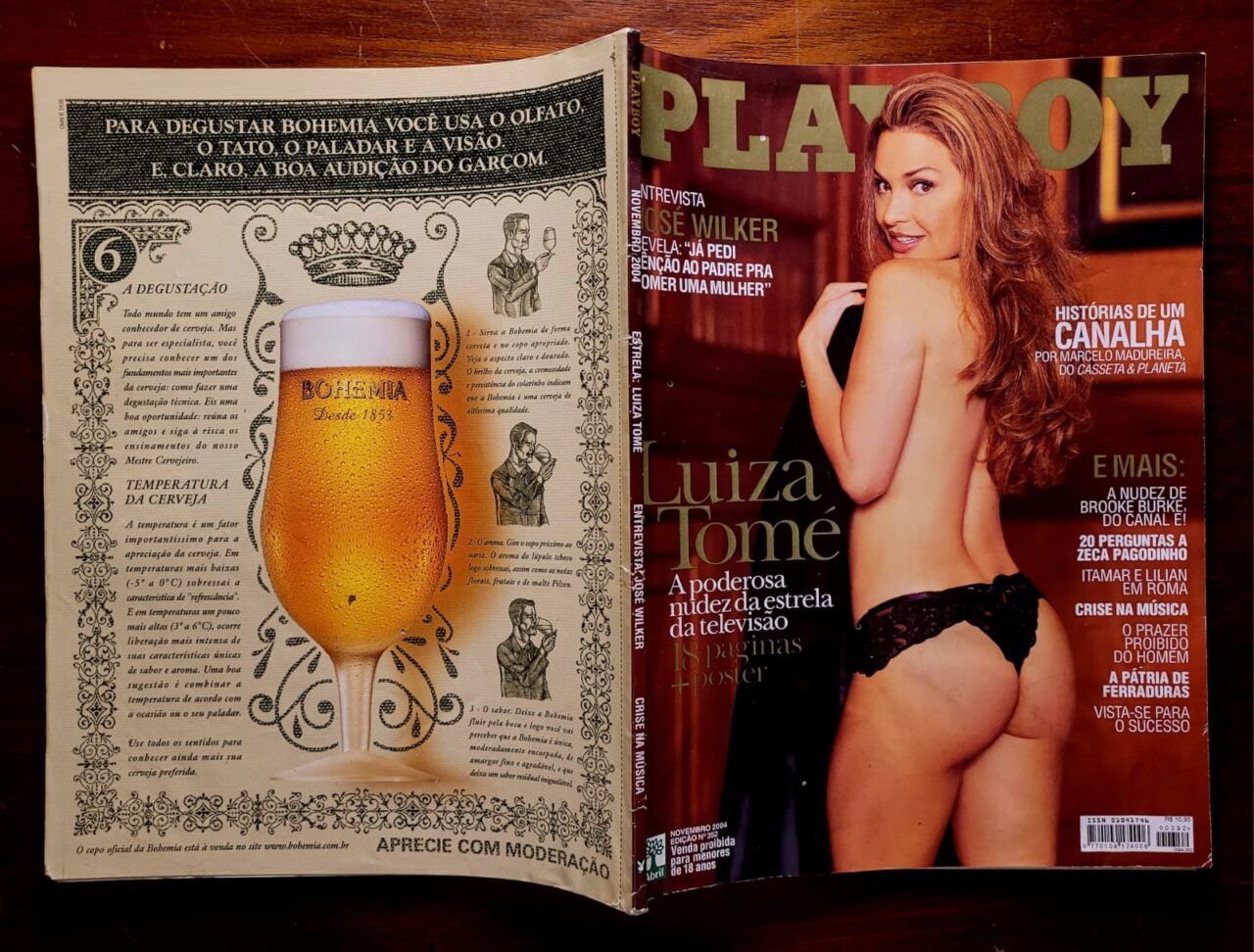 | Casa do Colecionador Playboy Nº 352 - Luiza Tomé (Revista com Pôster) Novembro 2004
