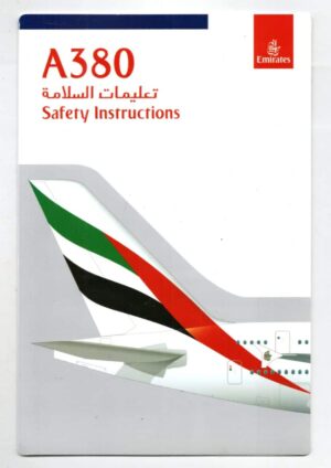 Safety Card Airbus A380 - Emirates