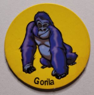 Tazo Ping Pong N° 03 (Gorila) Coleção Animais em Extinção