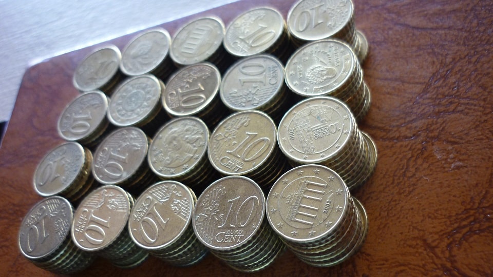 | Casa do Colecionador 100 MOEDAS DE 10 CENTAVOS DE EURO PARA FAZER ALIANÇA VER FOTOS.
