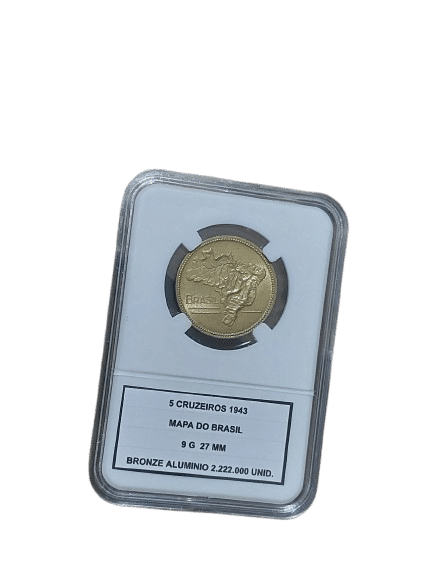 | Casa do Colecionador 5 Cruzeiros 1943 Sob/FC Sku 2301