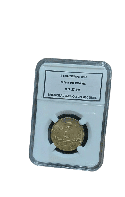 | Casa do Colecionador 5 Cruzeiros 1943 Sob/FC Sku 2301