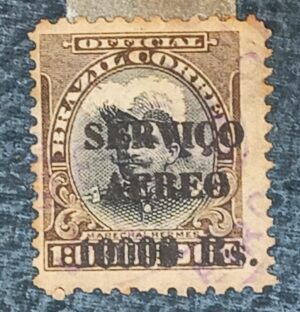 BRASIL- AÉREO- OFICIAIS - SELO RHM #A16 - 1.000,$000rs - AVIAÇÃO - 1927