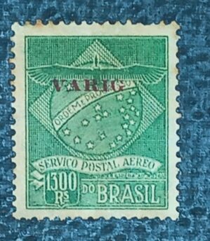 BRASIL- AÉREO- VARIG - SELO RHM #V03 - 1.3000rs - AVIAÇÃO - VARIGUINHO 1927