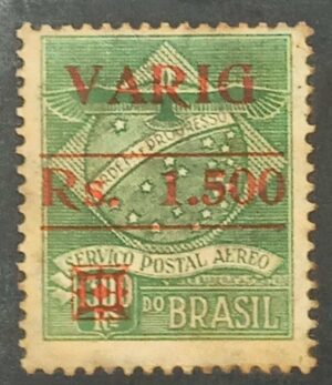 BRASIL- AÉREO- VARIG - SELO RHM #V13 - 1.3000rs - AVIAÇÃO - 1930