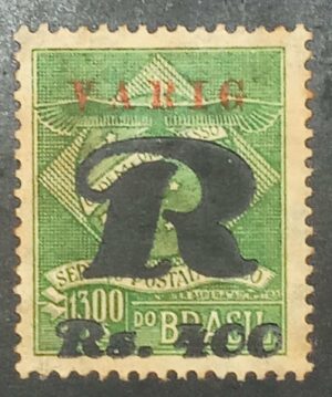 BRASIL- AÉREO- VARIG - SELO RHM #V15 - 1.3000rs - AVIAÇÃO - 1931