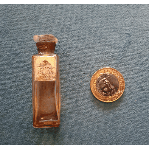 | Casa do Colecionador LOTE VIDROS PERFUMES ANTIGOS RAROS MINIATURA LANSELLE CARREAU, LANCOME, KENZO (5 VIDROS)