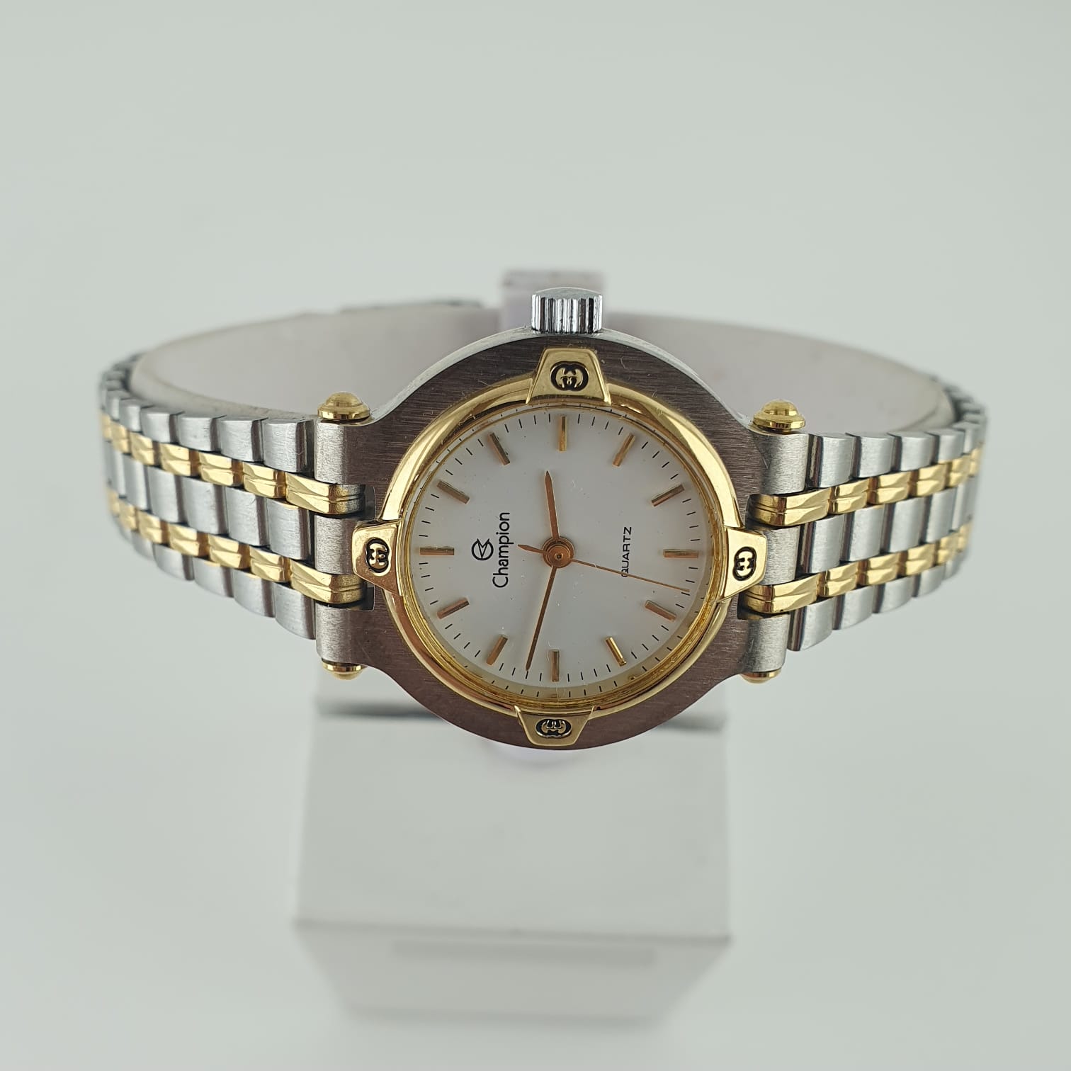 | Casa do Colecionador Relógio Champion Mod CH29003 Society Feminino Vintage (Frete Grátis)