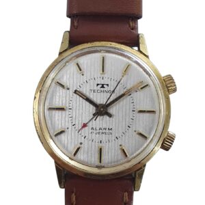 Relógio Technos Swiss a Corda Alarme anos 60 Mod 4467773 Retrô (Frete Grátis)
