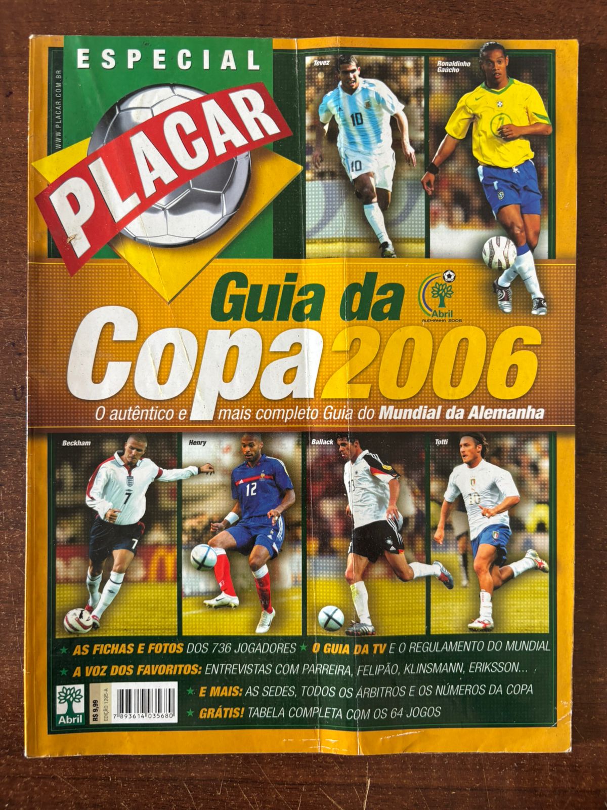 | Casa do Colecionador Revista Placar - Guia copa 2006