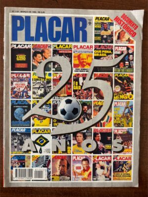 Revista Placar N 1101 - placas 25 anos - marco de 1995