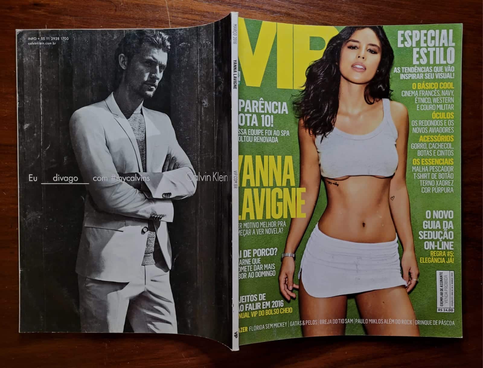 | Casa do Colecionador Revista VIP Nº 372 (Março/2016) Yanna Lavigne na Capa – Edição de Assinante